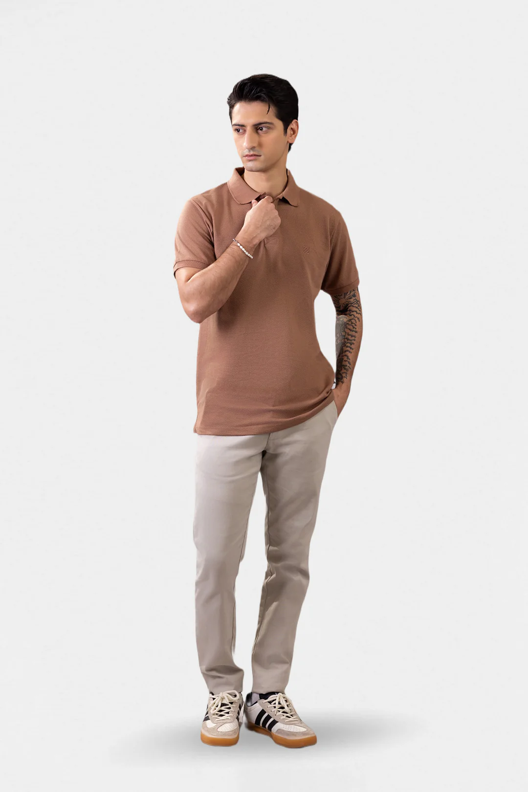 Pop Corn Knit Polo - 5001 - Image 5