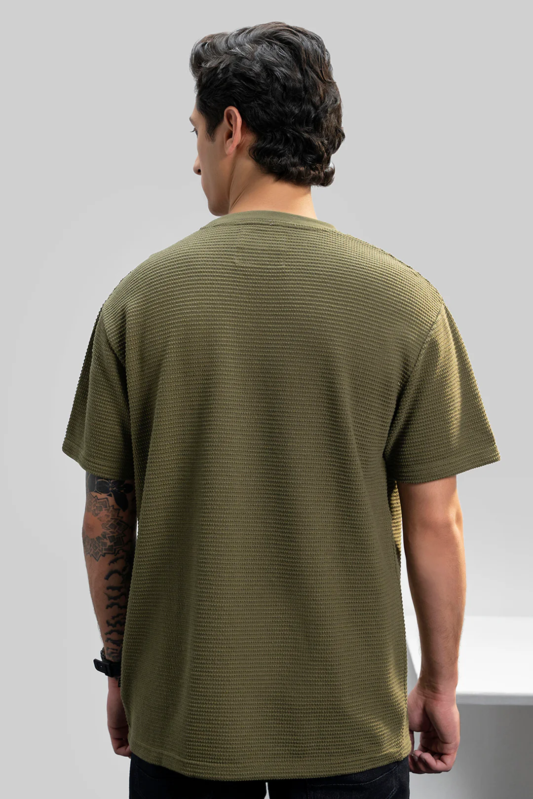 Textured T-Shirt - 5005 - Image 5
