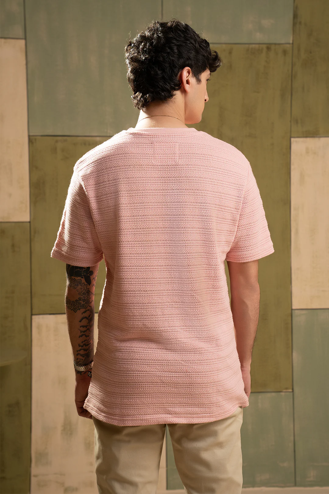 Textured T-Shirt - 5004 - Image 10