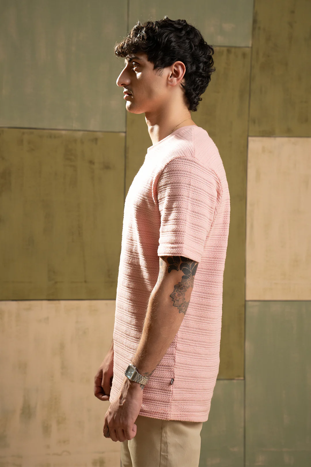 Textured T-Shirt - 5004 - Image 9