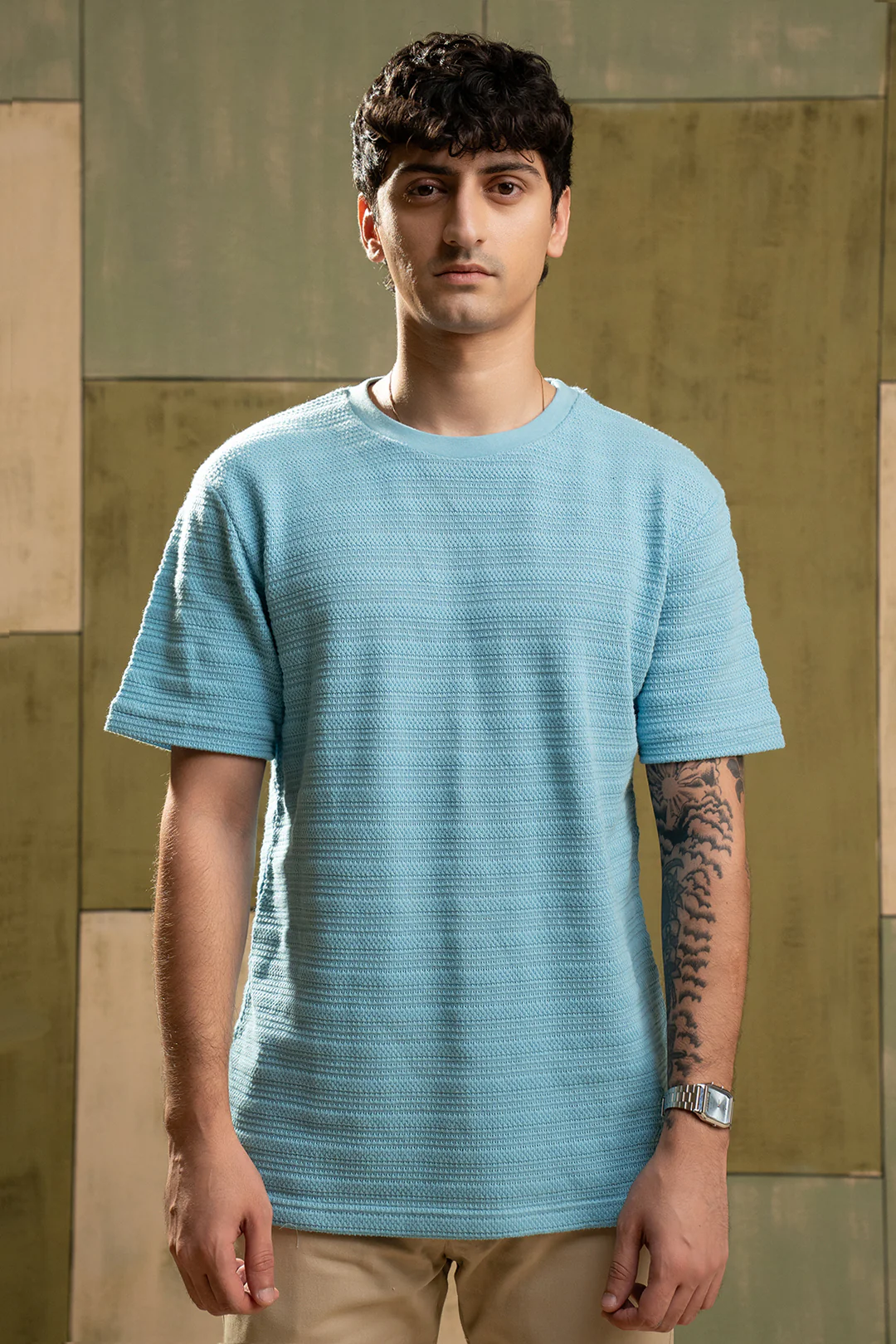 Textured T-Shirt - 5005 - Image 5