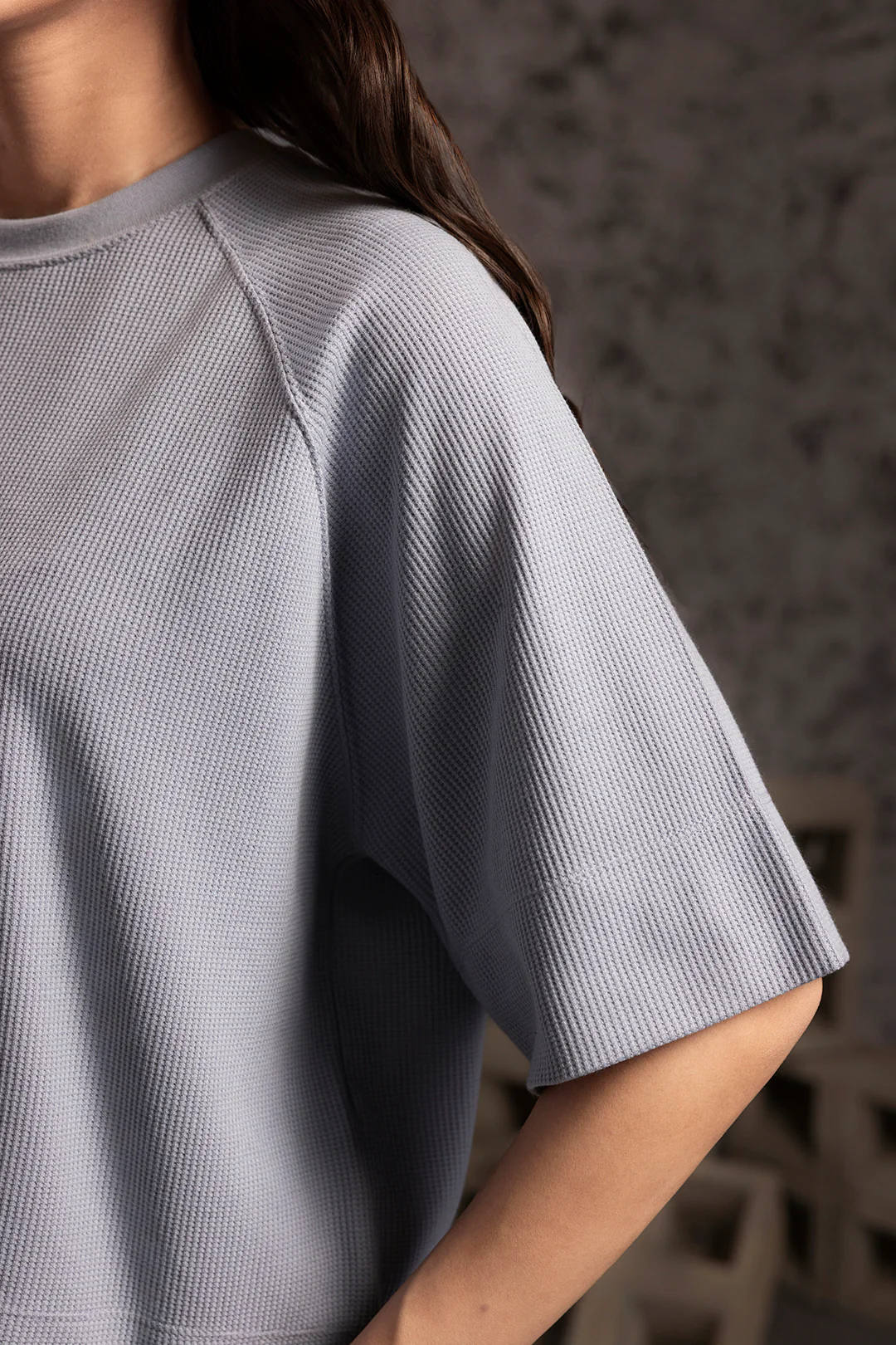 Waffle Knit Co-Ord Set Shirt - 5002 - Image 5