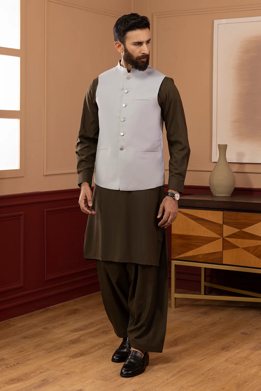 Waist Coat - 5008 - Image 6