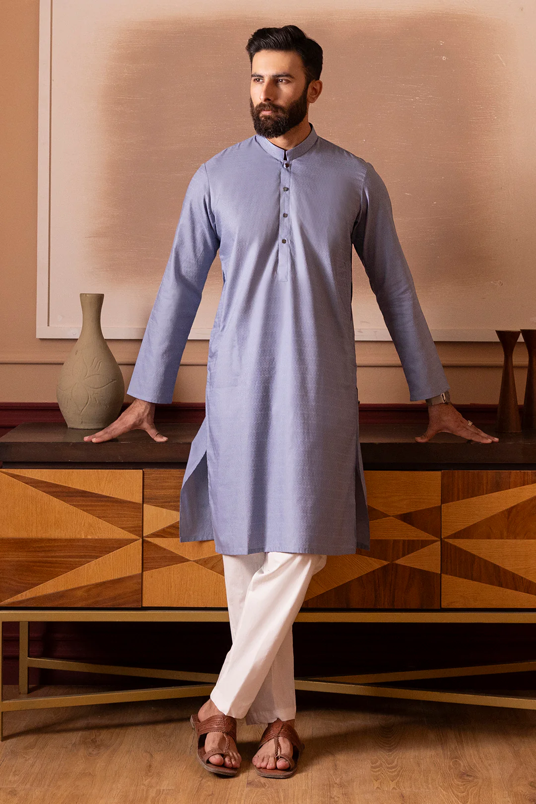Wash & Wear Kurta - 5006 - Image 4