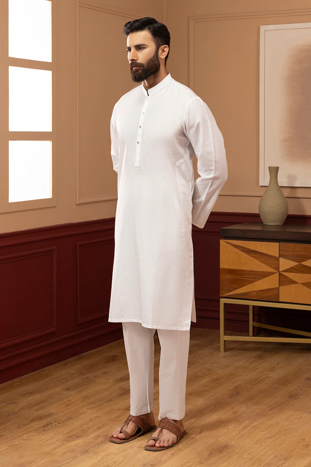 Wash & Wear Kurta - 5019 - Image 4