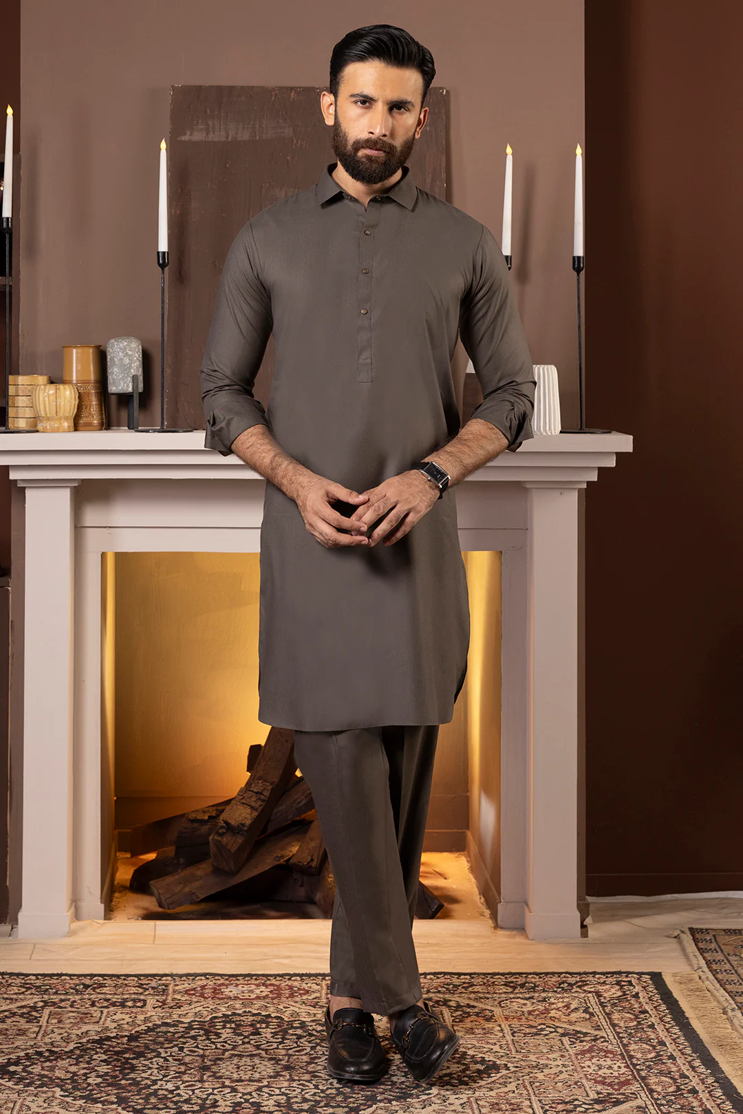 Wash & Wear Kurta Pajama - 0056 - Image 3