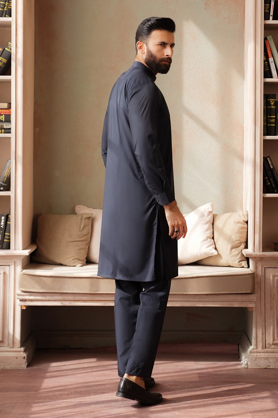 Wash & Wear Kurta Pajama - 2606 - Image 6