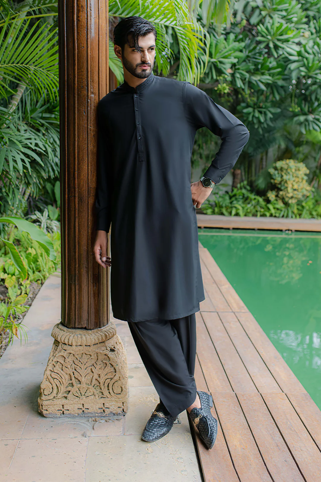 Wash & Wear Shalwar Kameez - 3027 - Image 5