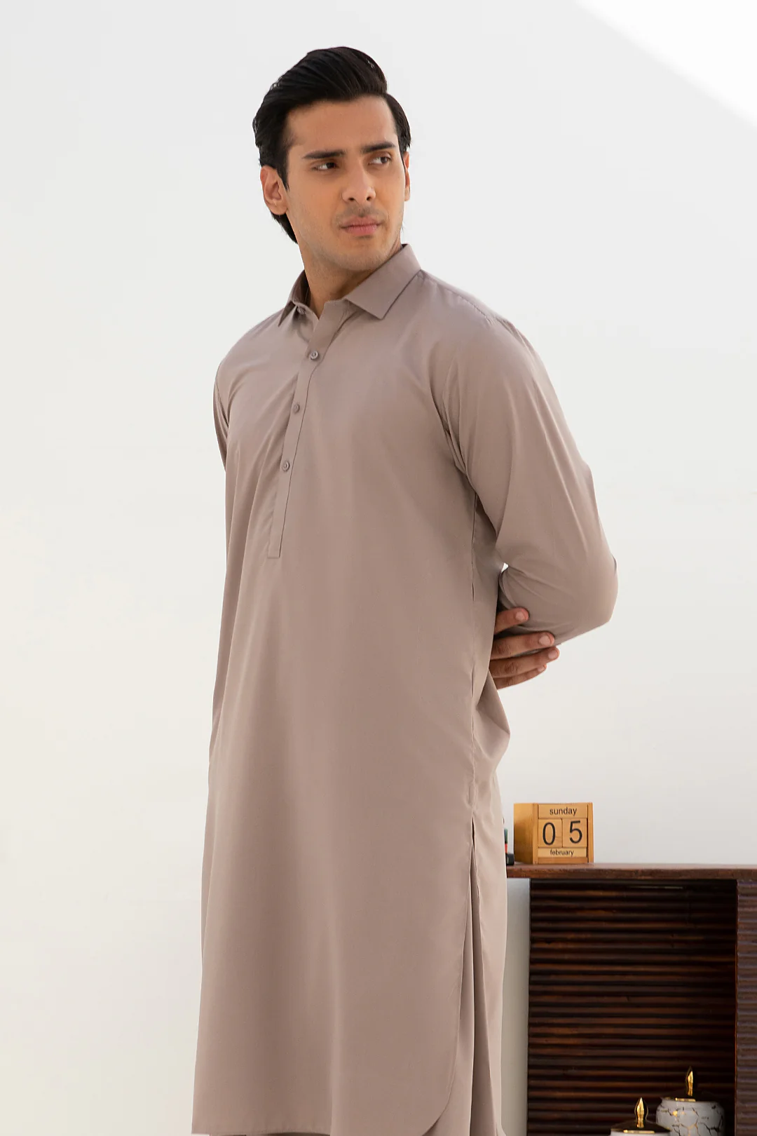 Wash & Wear Shalwar Kameez E001 - Image 43