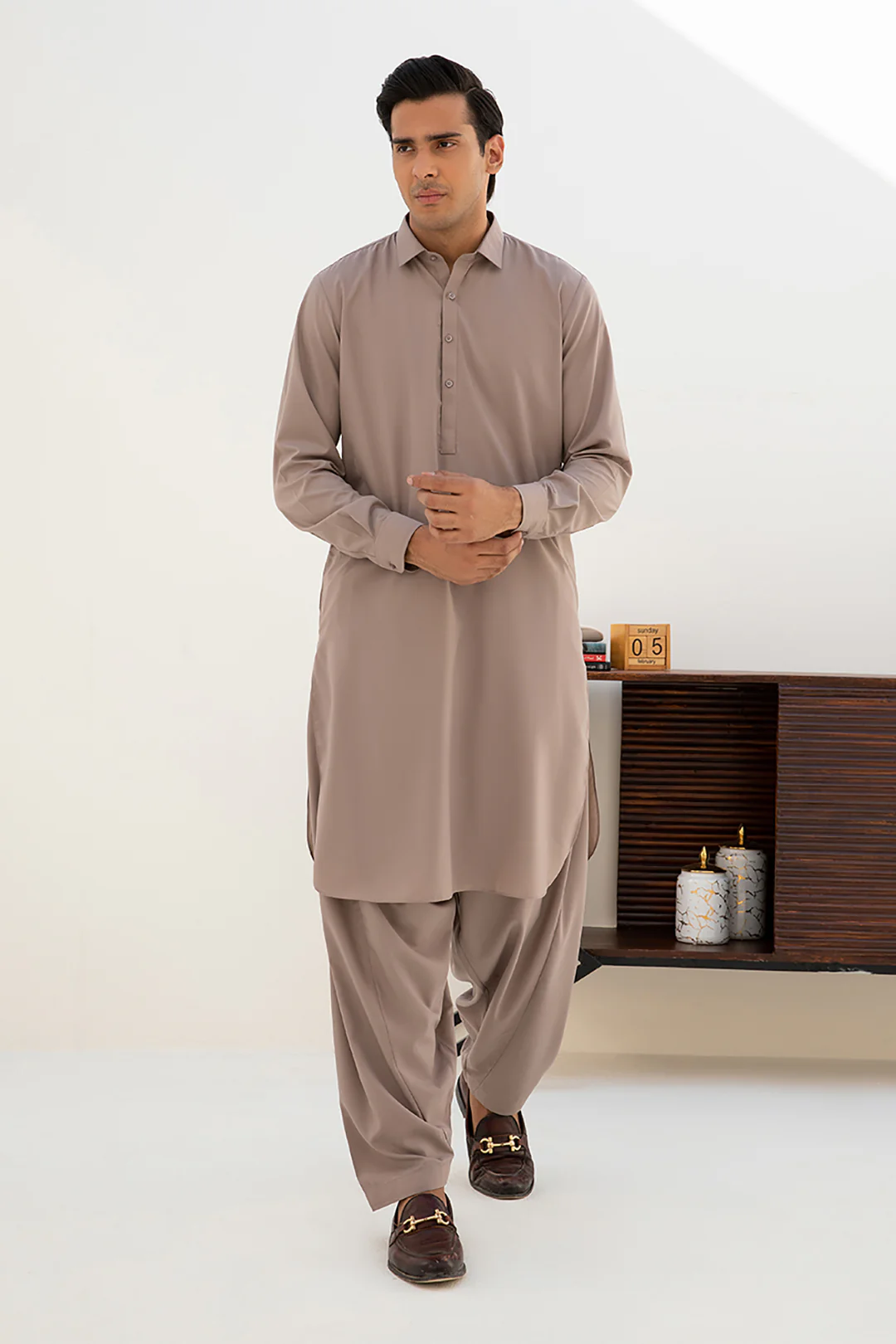 Wash & Wear Shalwar Kameez E001 - Image 45