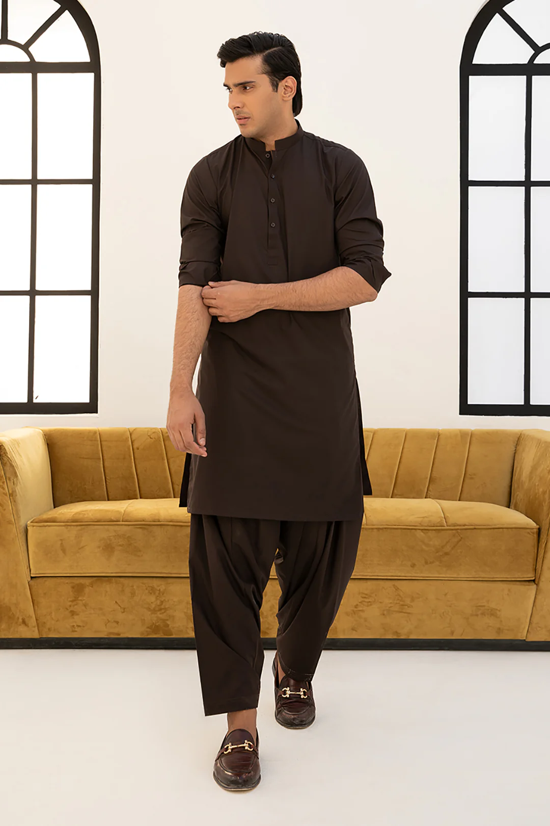 Wash & Wear Shalwar Kameez E001 - Image 8